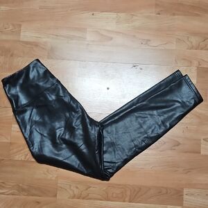 Joe Fresh Black Faux Leather Leggings